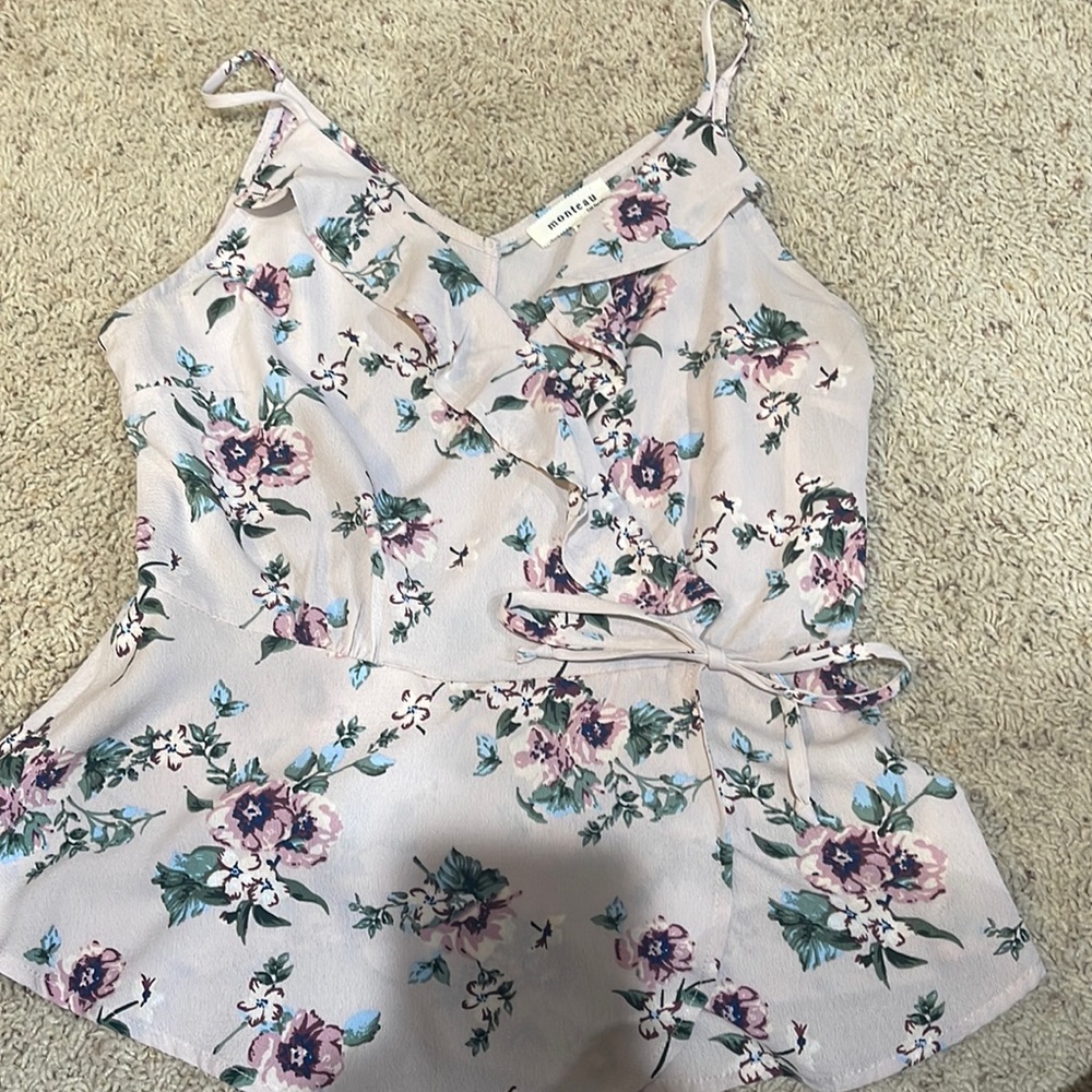 Floral tank top